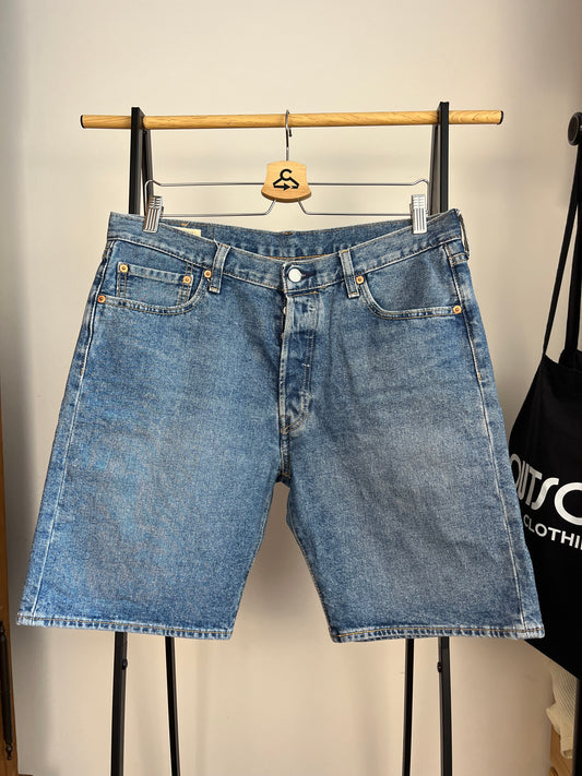 Levi’s 501 Blue Shorts - W34