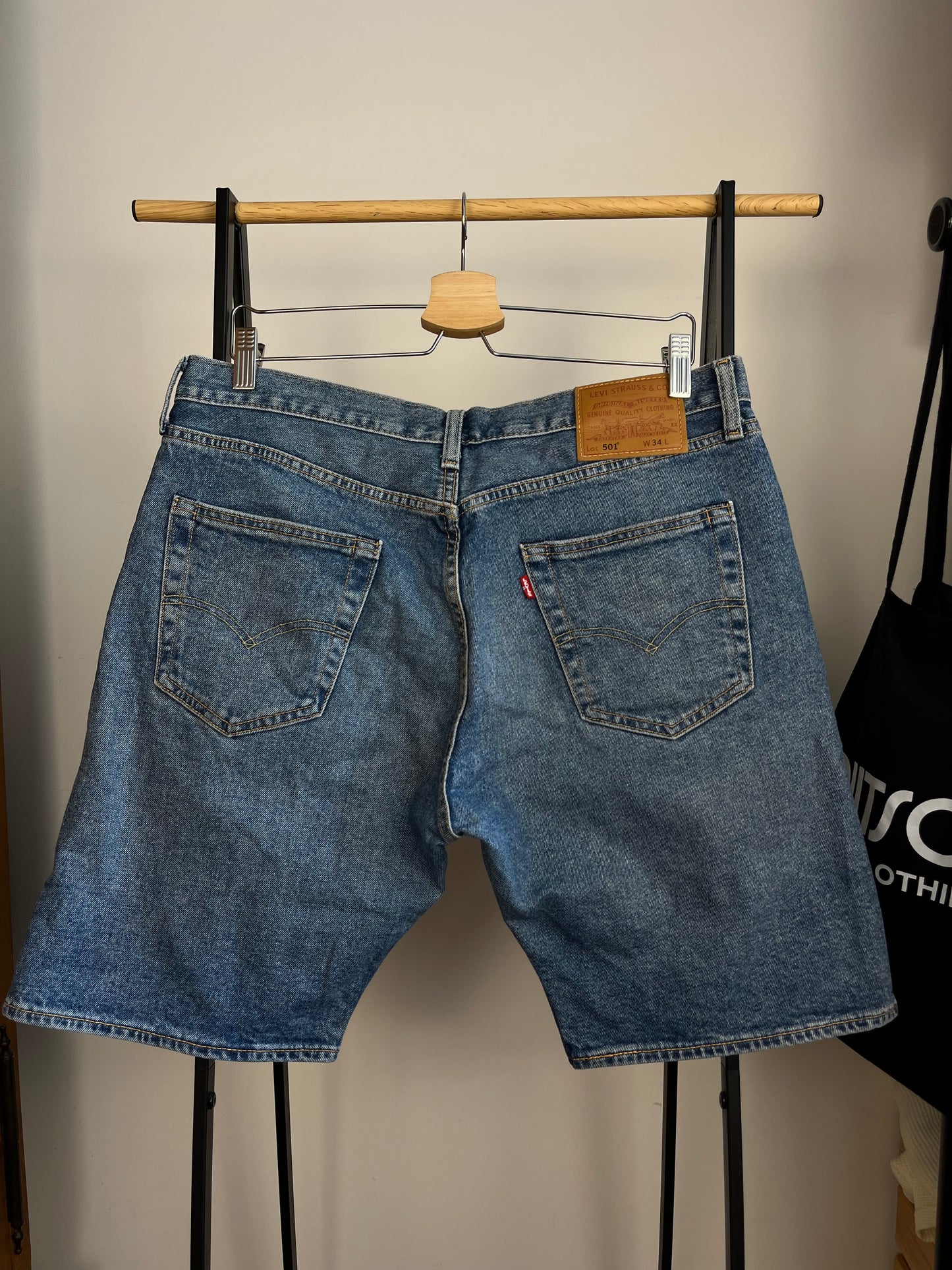 Levi’s 501 Blue Shorts - W34