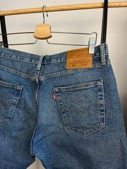 Levi’s 501 Blue Shorts - W34