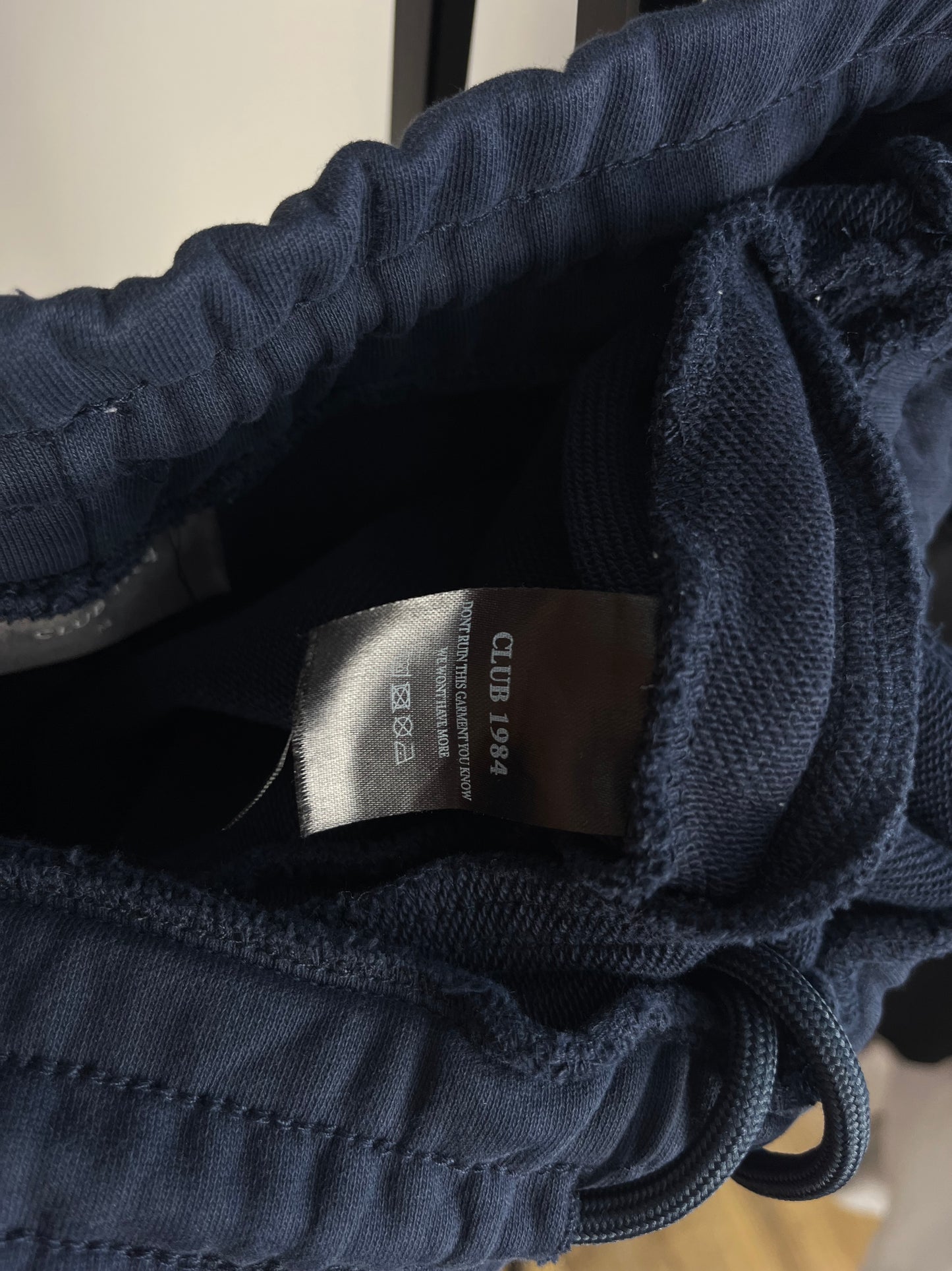 Club 1984 Navy Jogger Shorts - Medium