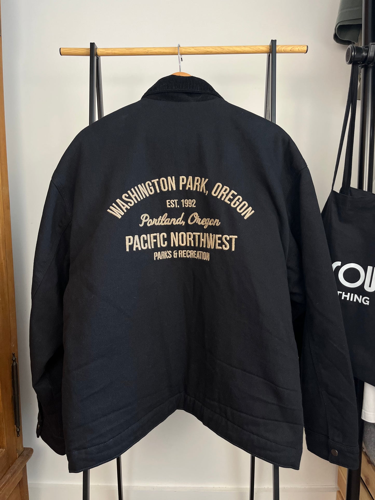 Abercrombie Black Jacket - XL