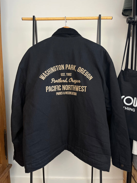 Abercrombie Black Jacket - XL