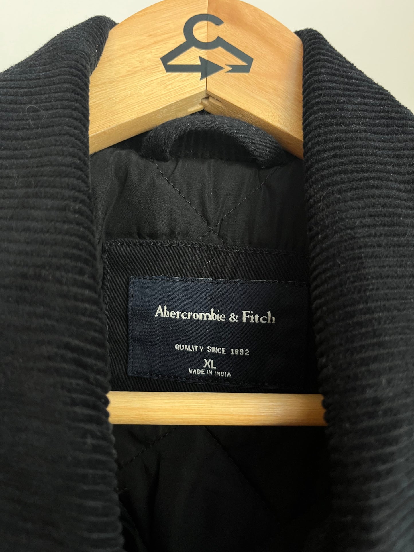 Abercrombie Black Jacket - XL