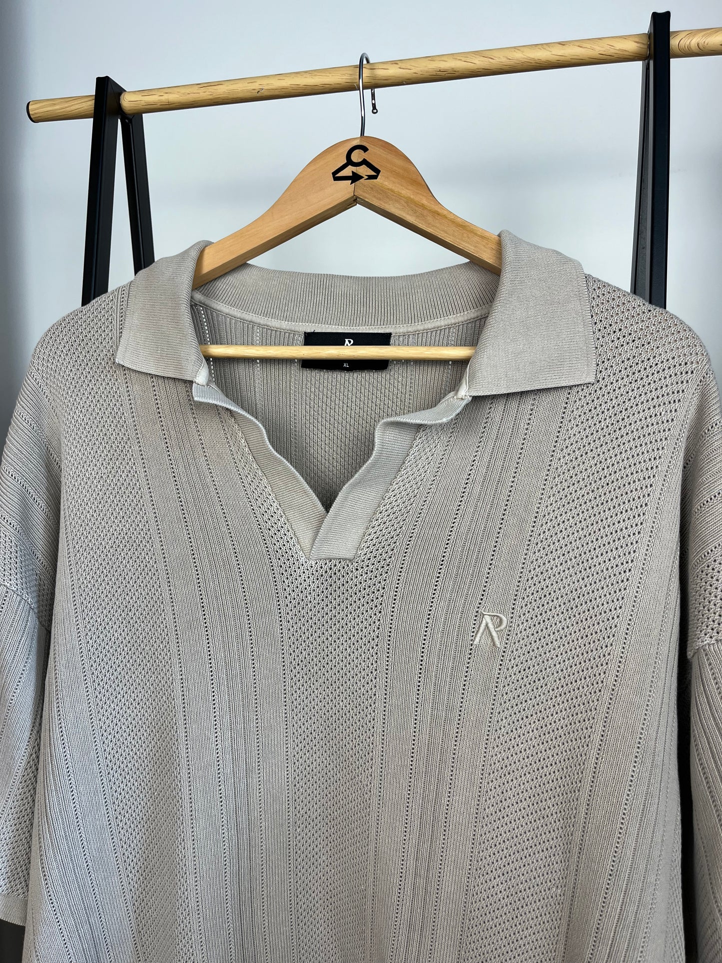 Represent Brown/Grey Polo - XL