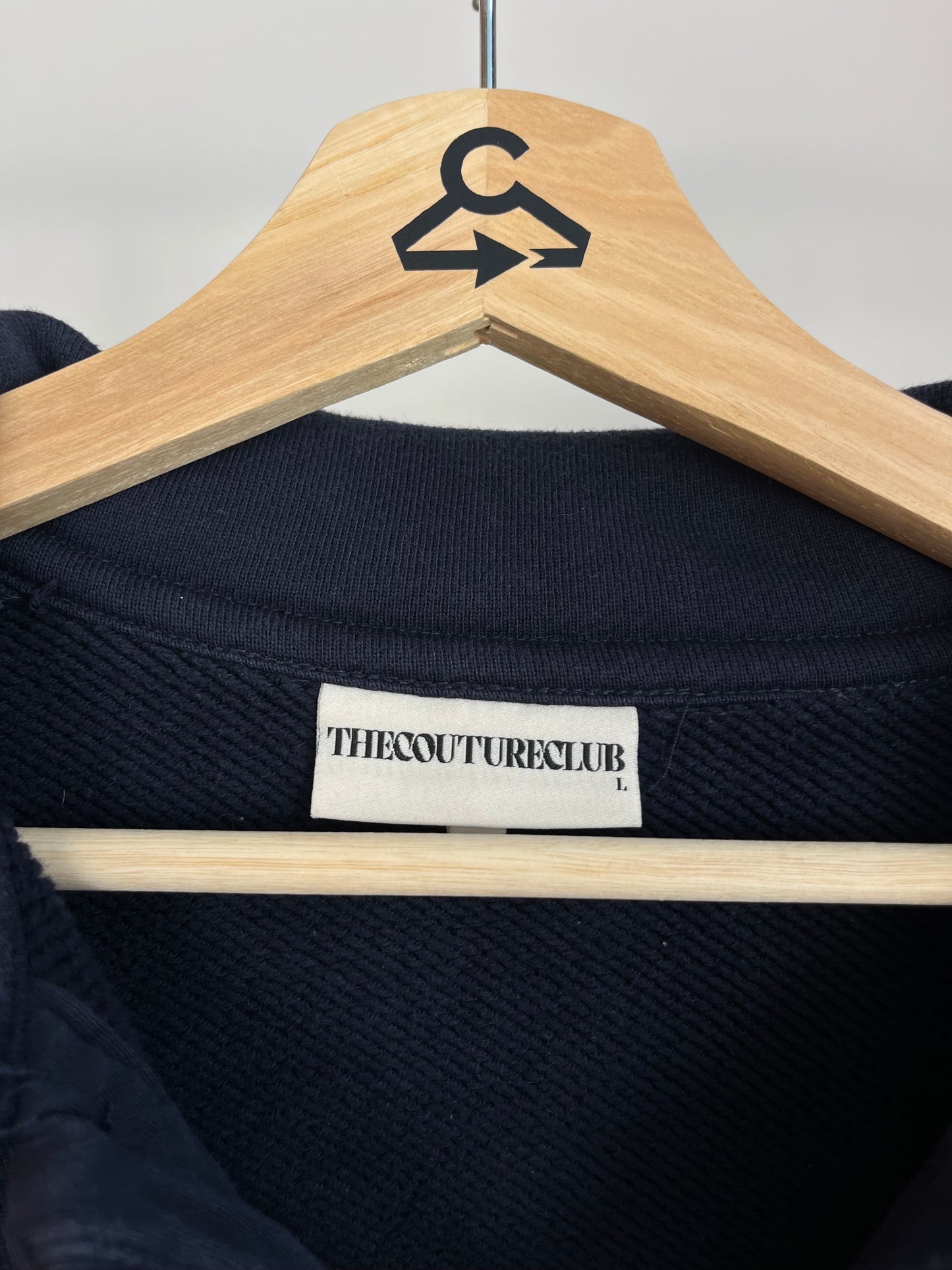 The Couture Club Navy Polo Jumper - Large
