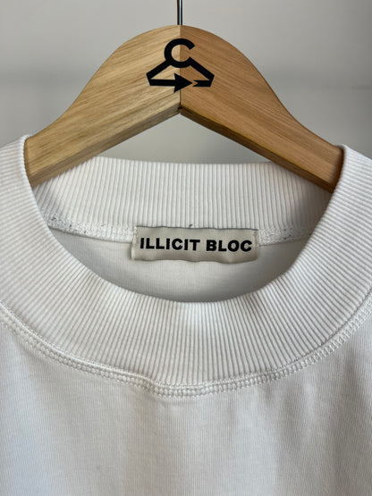Illicit Bloc White T-Shirt - Large