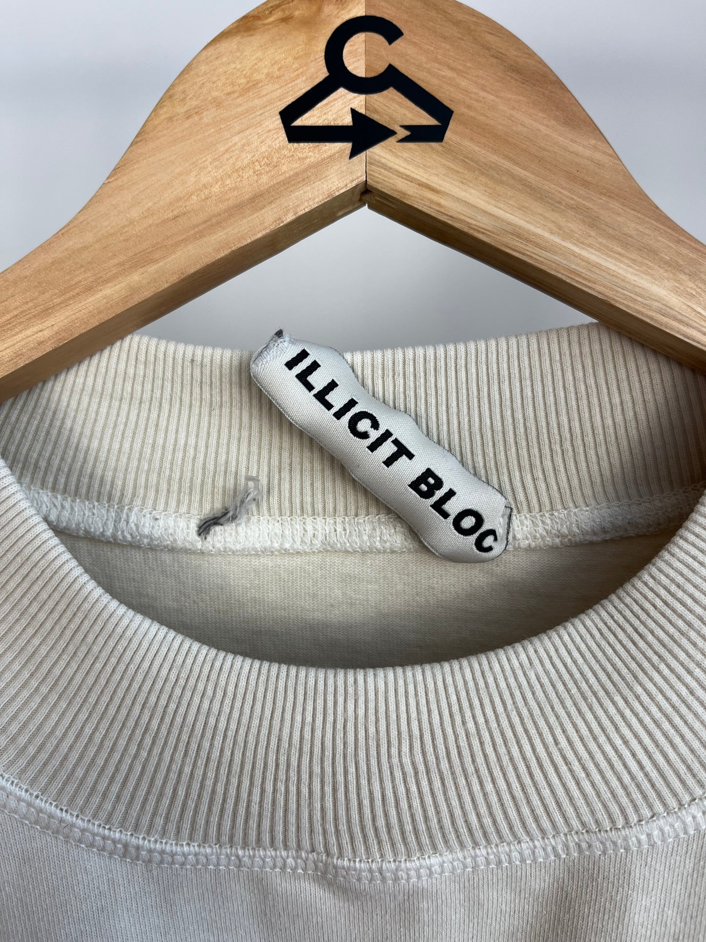 Illicit Bloc Cream T-Shirt - Large
