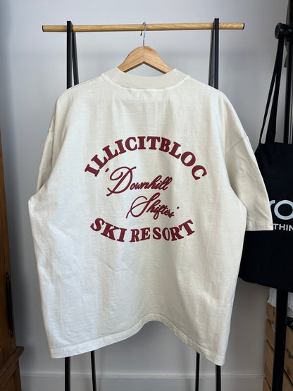 Illicit Bloc Cream T-Shirt - Large