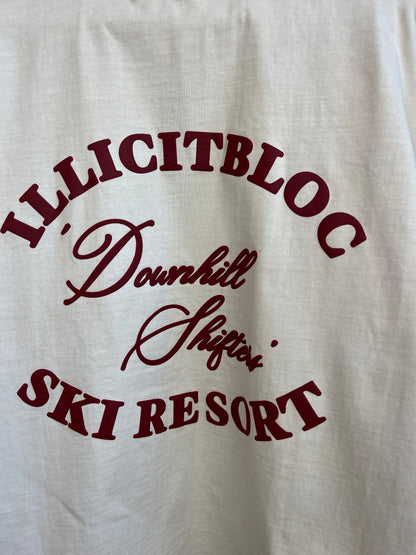 Illicit Bloc Cream T-Shirt - Large