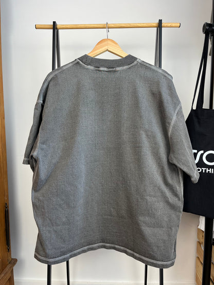 Illicit Bloc Washed Grey T-Shirt - Large