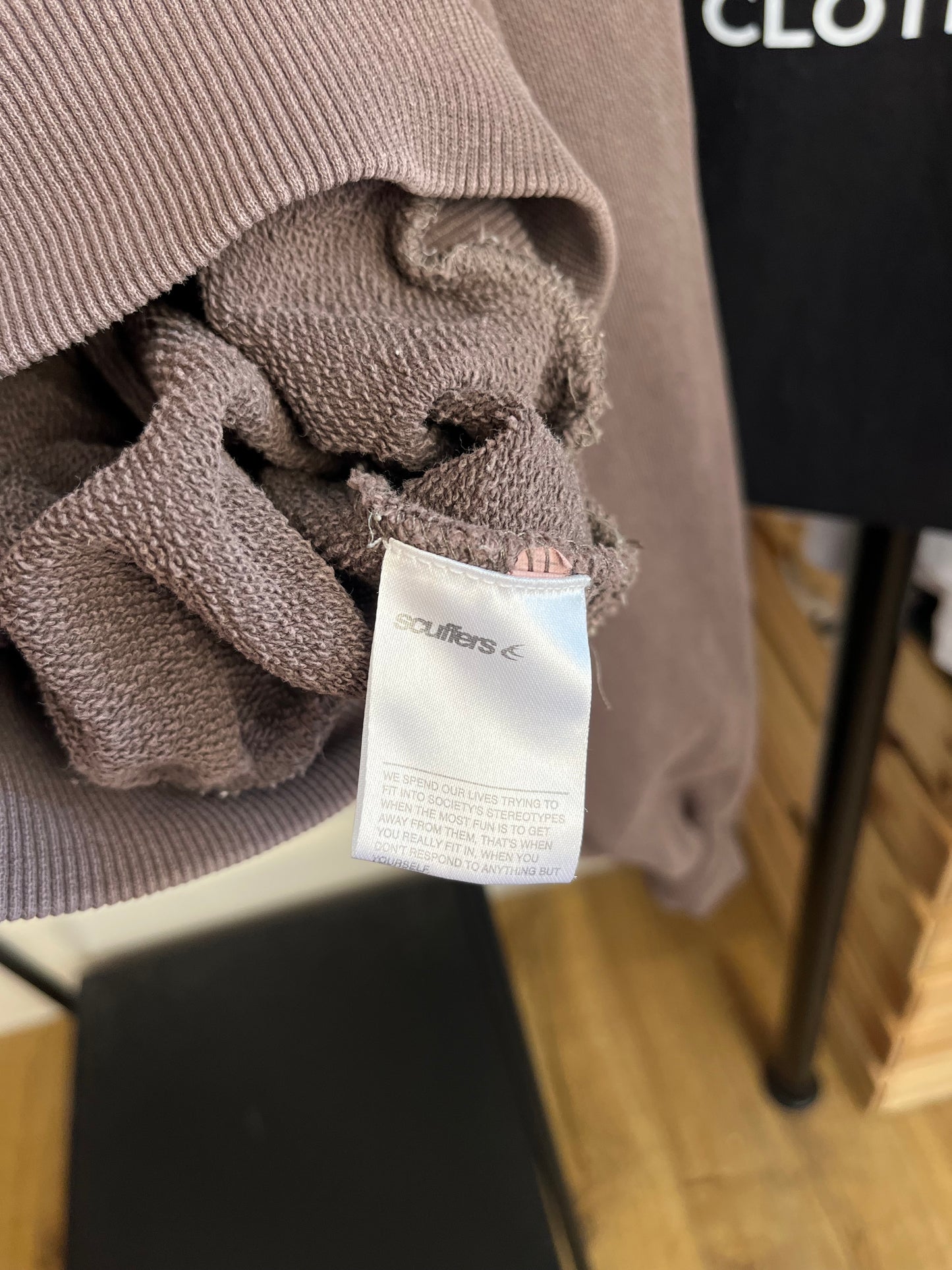 Scuffers Brown Hoodie - Medium