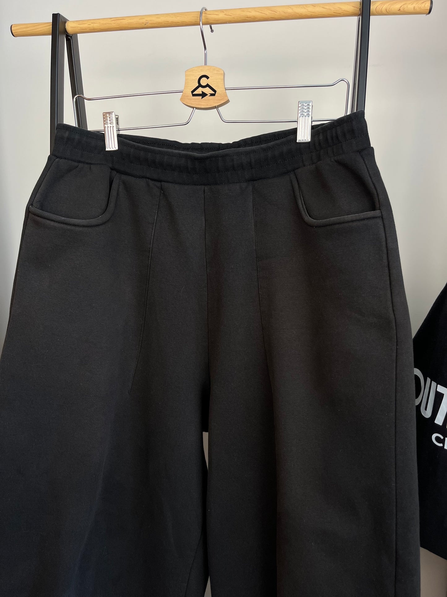 Sweats Collective Black Joggers - XL