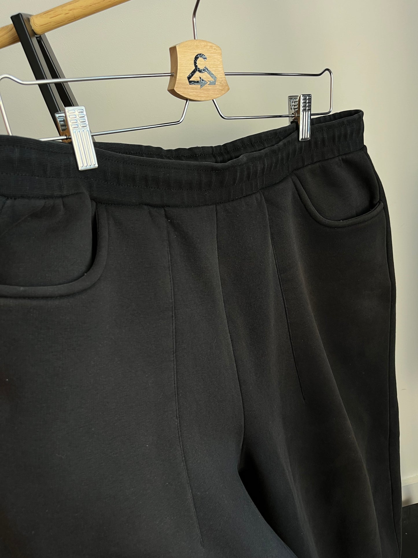Sweats Collective Black Joggers - XL