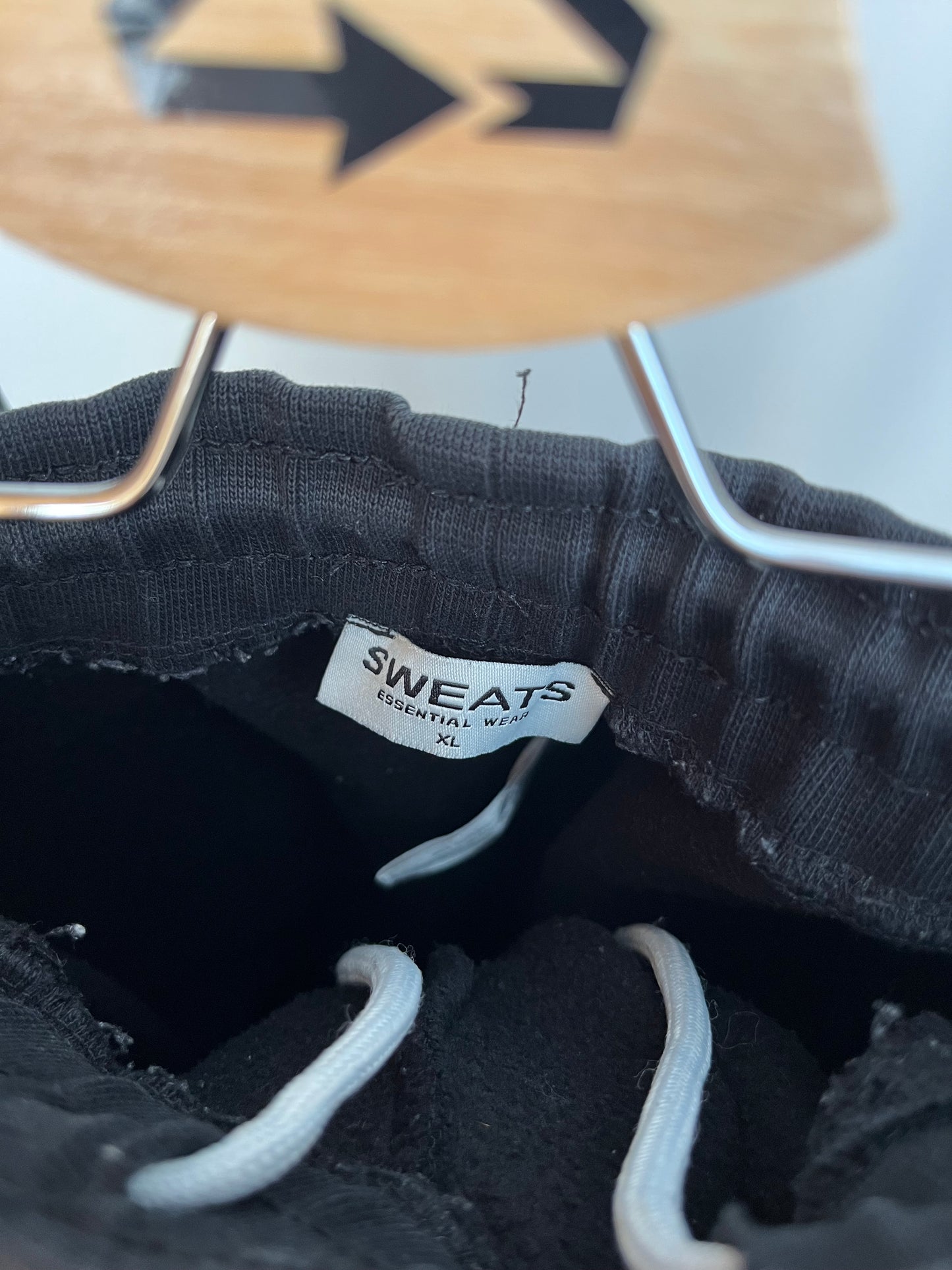 Sweats Collective Black Joggers - XL