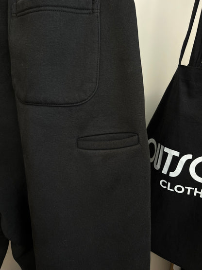 Sweats Collective Black Joggers - XL