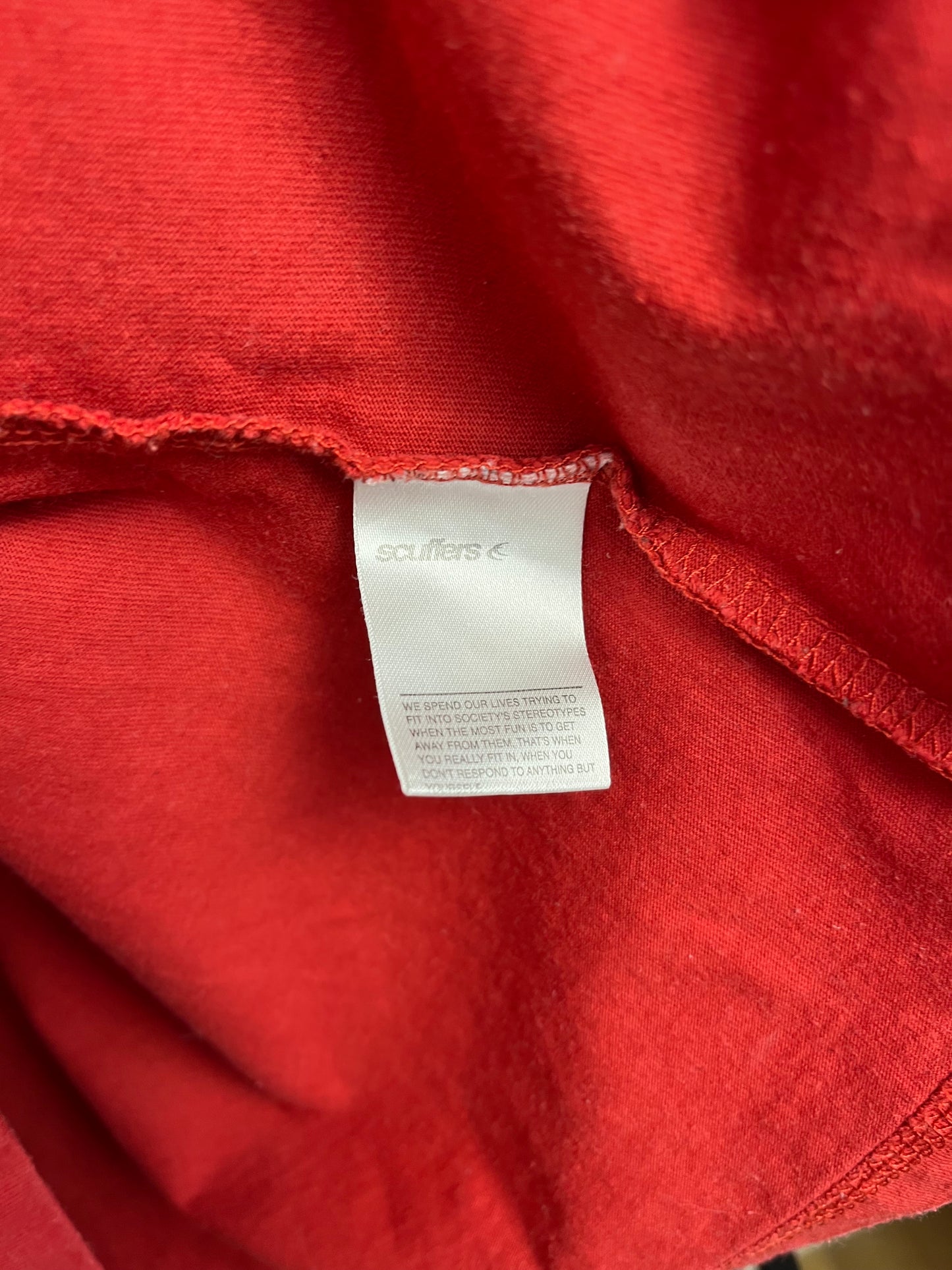 Scuffers Red T-Shirt - Medium