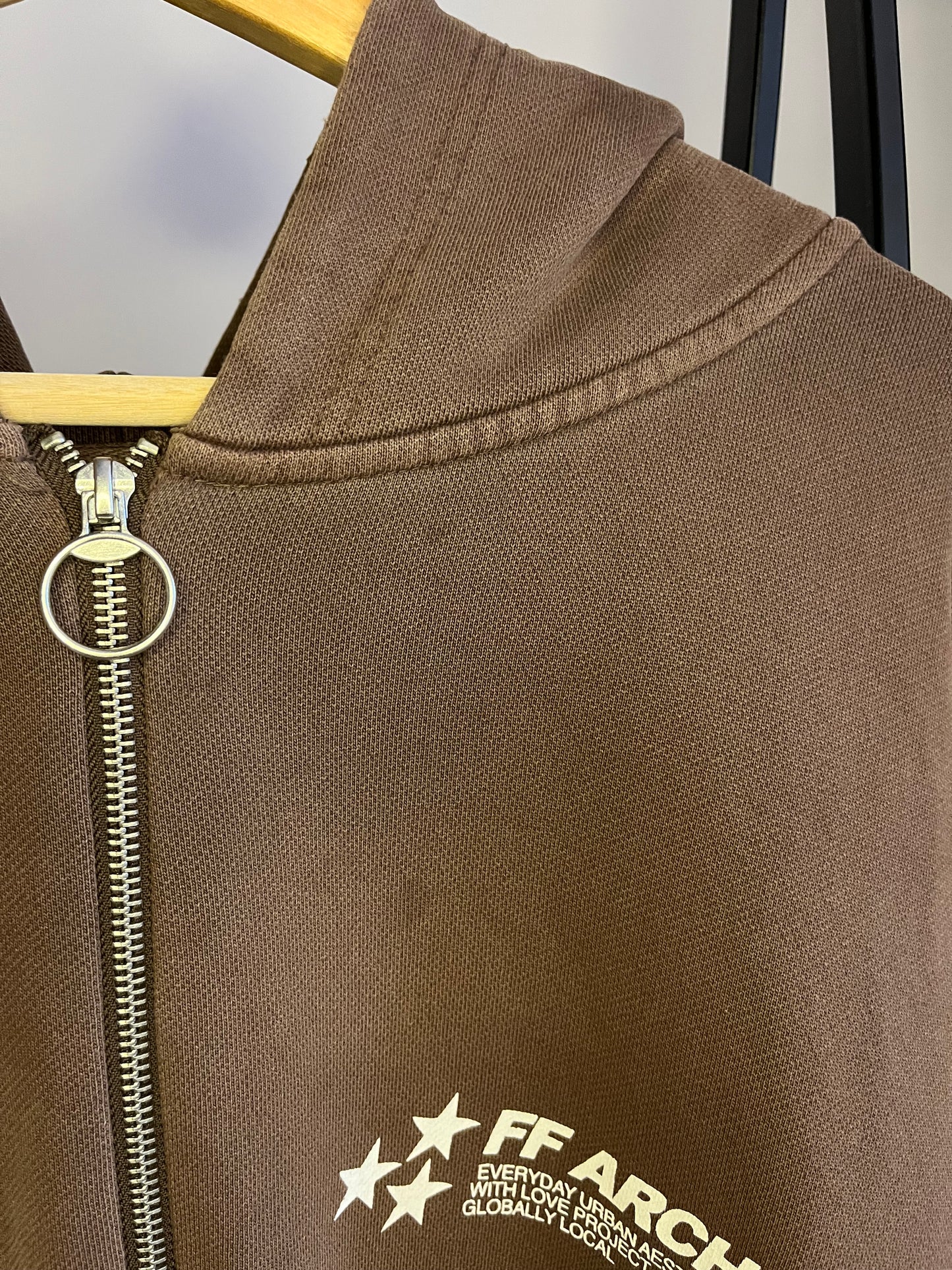 Scuffers Brown Zip-up Hoodie - Large