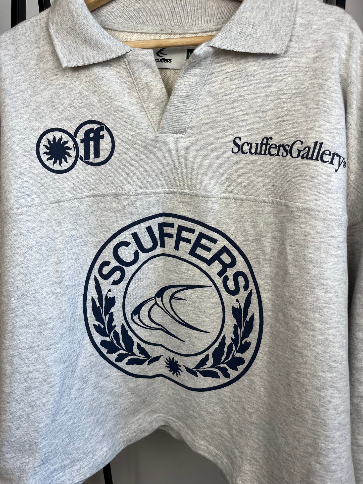 Scuffers Grey Polo - Large