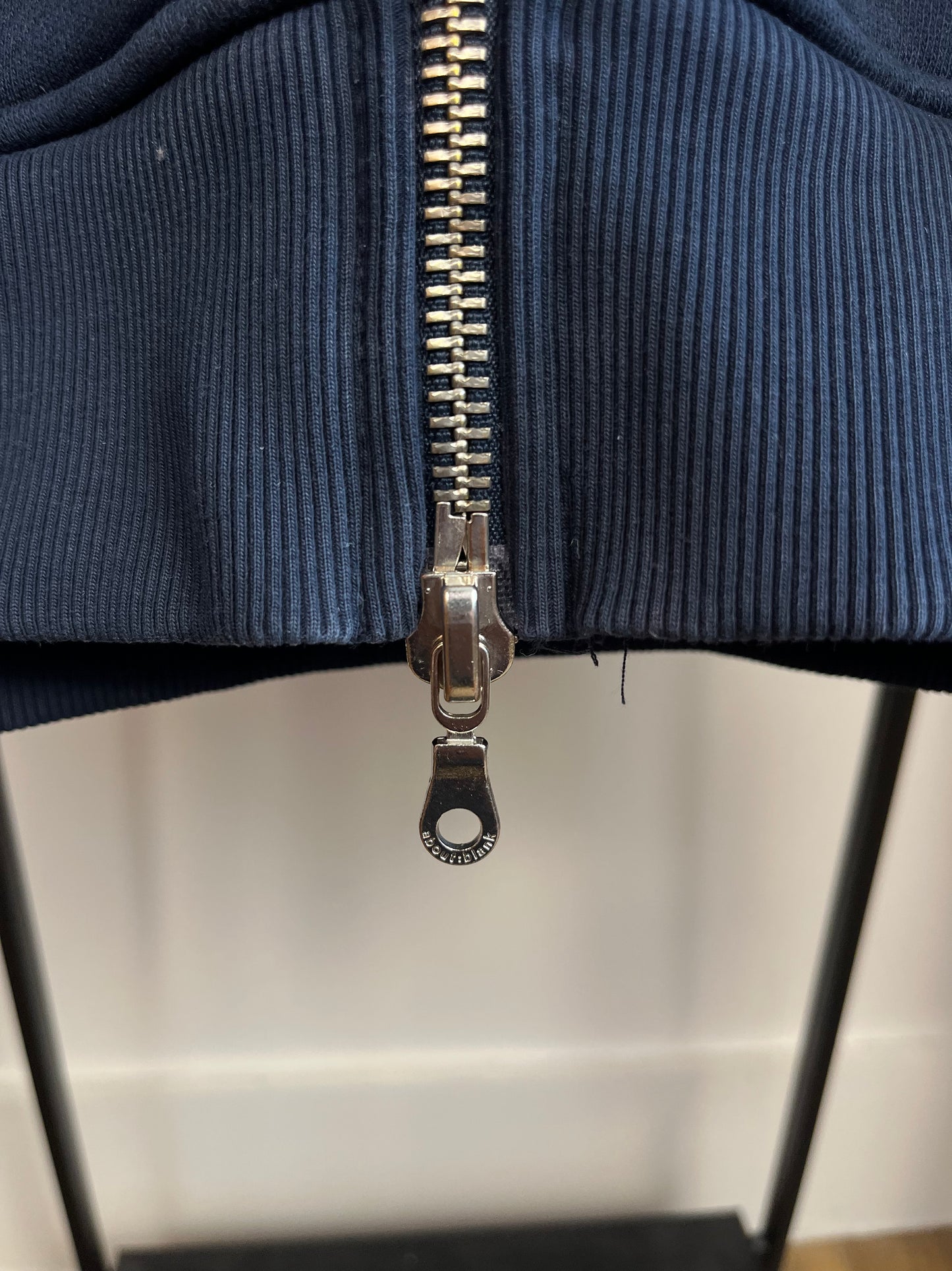 About:Blank Navy Zip Up Hoodie - Large