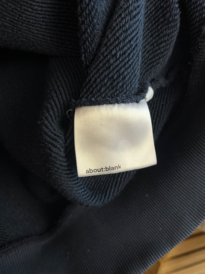 About:Blank Navy Zip Up Hoodie - Large