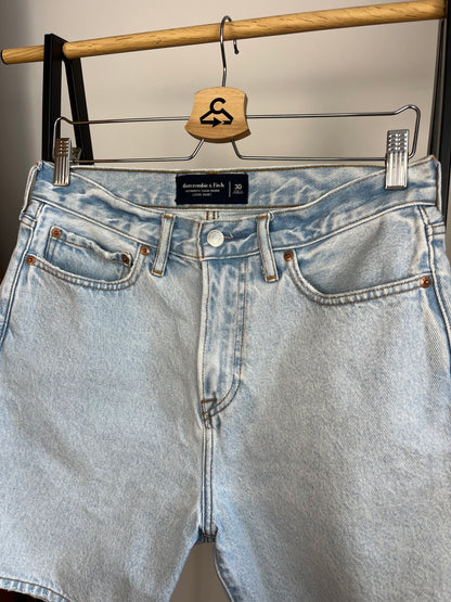 Abercrombie Light Blue Shorts W30
