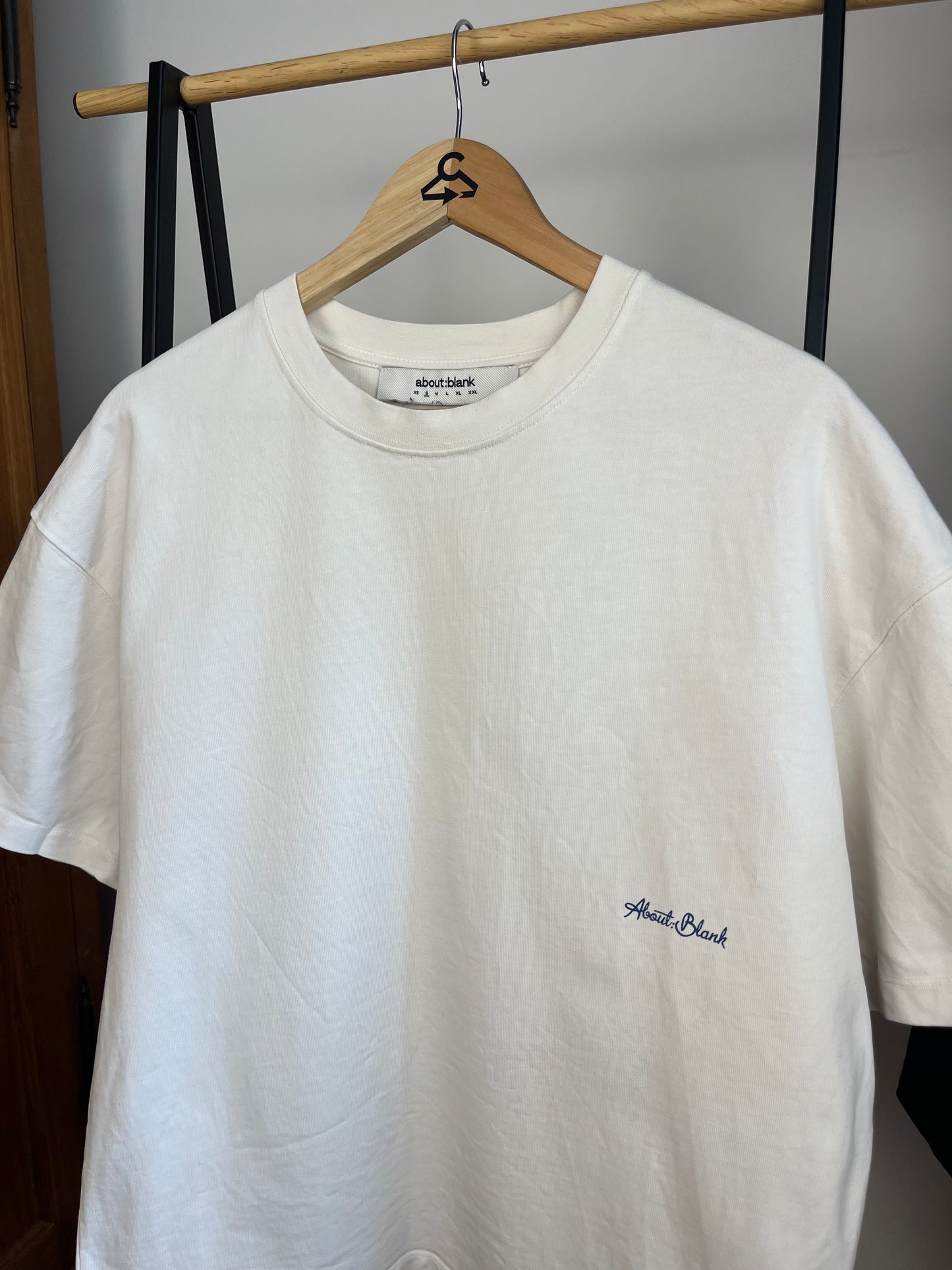 About:Blank Off White T-Shirt - Small