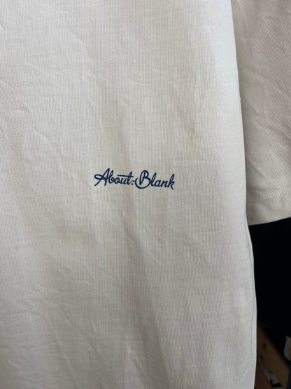 About:Blank Off White T-Shirt - Small
