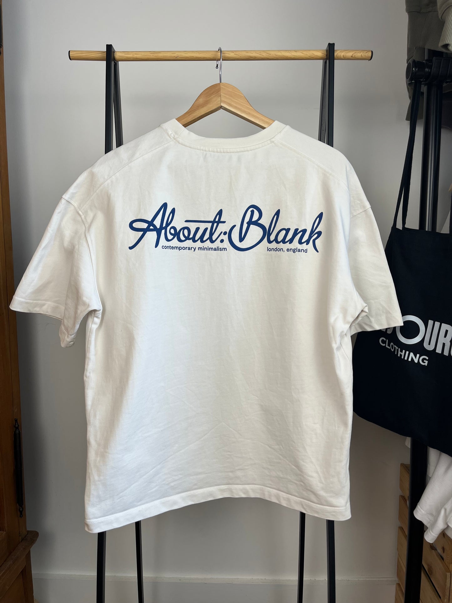 About:Blank Off White T-Shirt - Small
