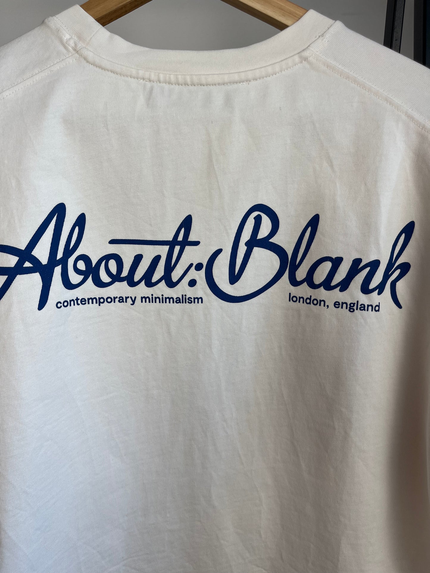 About:Blank Off White T-Shirt - Small
