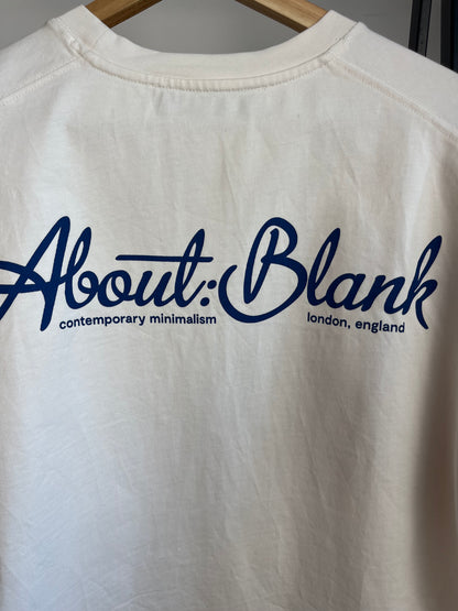 About:Blank Off White T-Shirt - Small