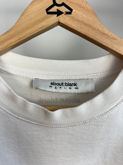 About:Blank White T-Shirt - Small