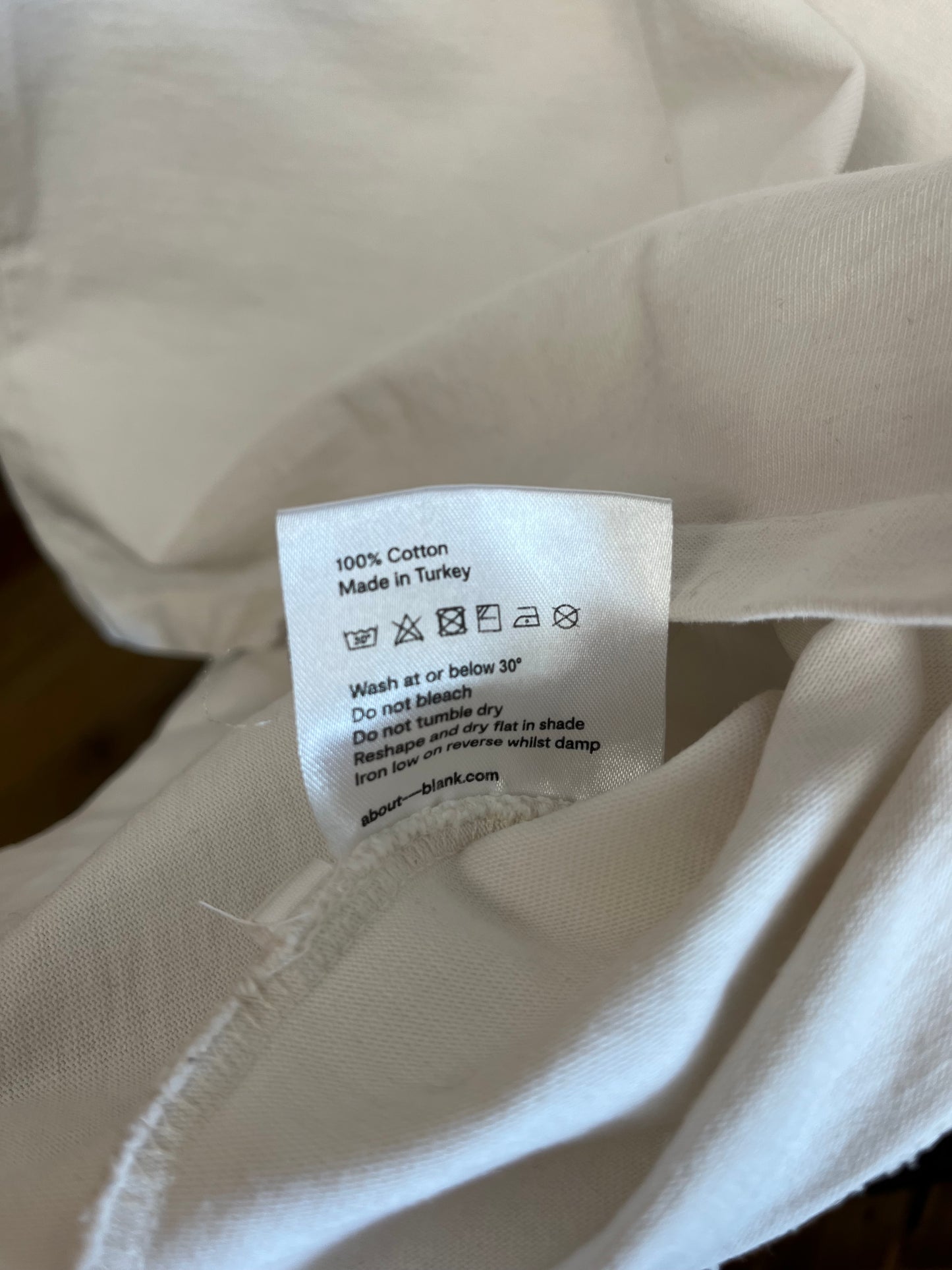 About:Blank White T-Shirt - Small