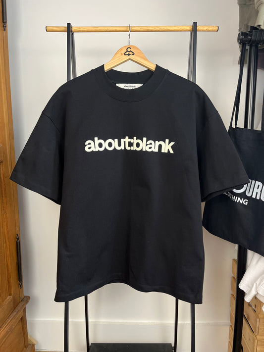 About:Blank Black T-Shirt - Medium