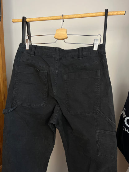 Abercrombie Black Carpenter Trousers W32 L30
