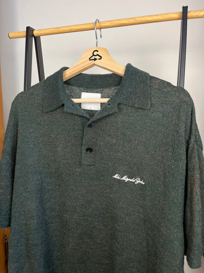 MKI Miyuki Zoku Green Knit Polo - Small