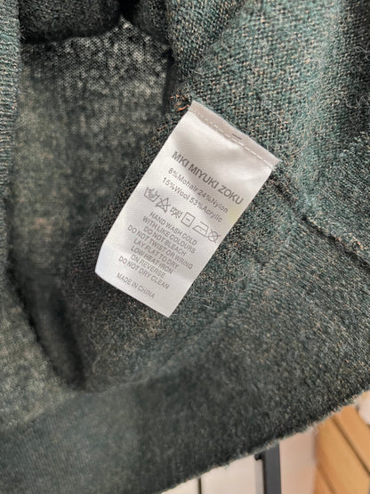 MKI Miyuki Zoku Green Knit Polo - Small
