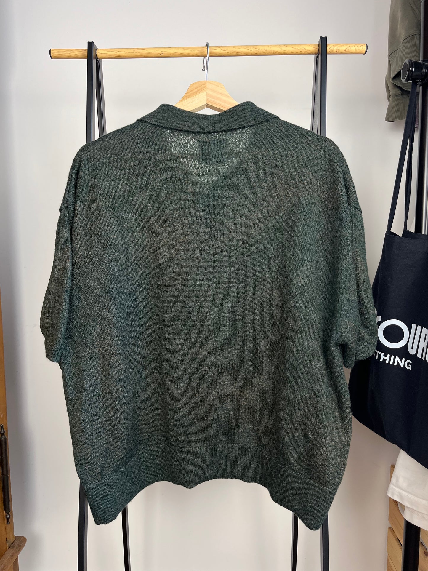 MKI Miyuki Zoku Green Knit Polo - Small