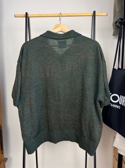 MKI Miyuki Zoku Green Knit Polo - Small