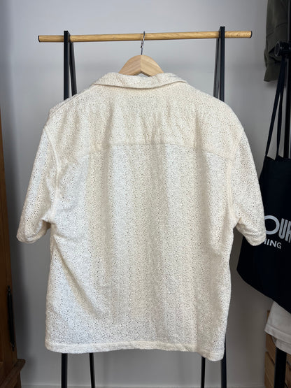 Abercrombie Cream Shirt - Medium