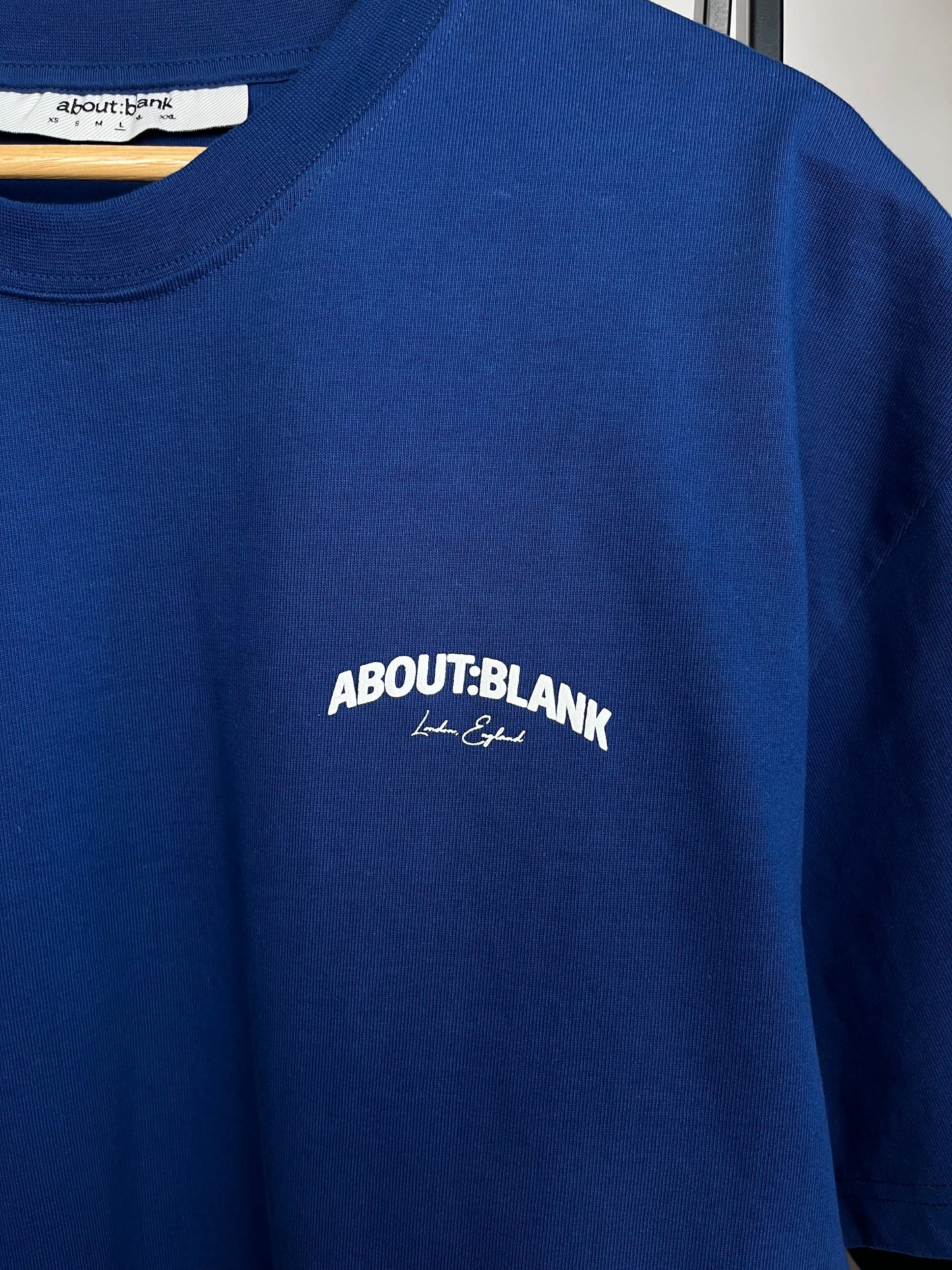 About:Blank Blue T-Shirt - Large