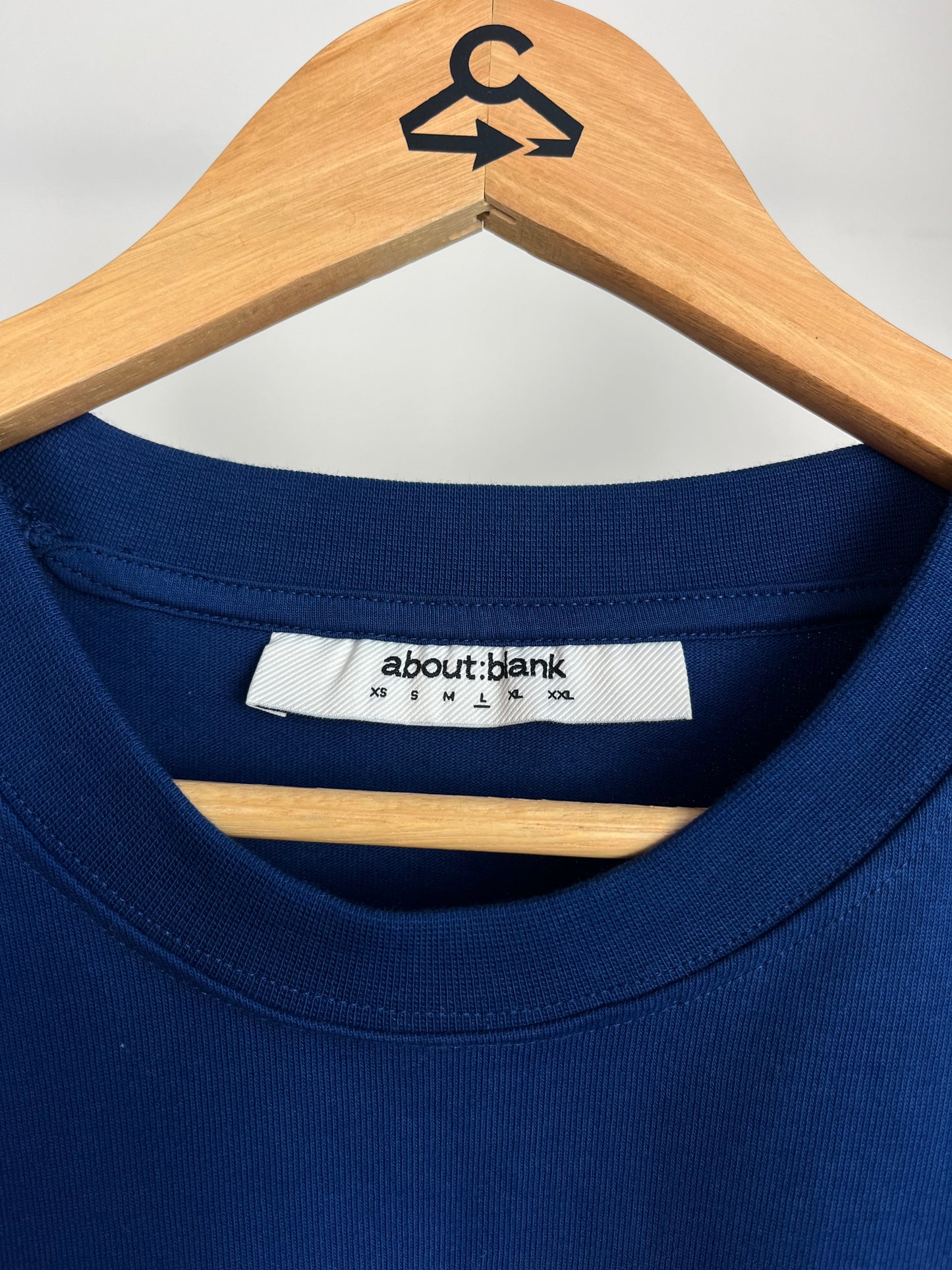 About:Blank Blue T-Shirt - Large