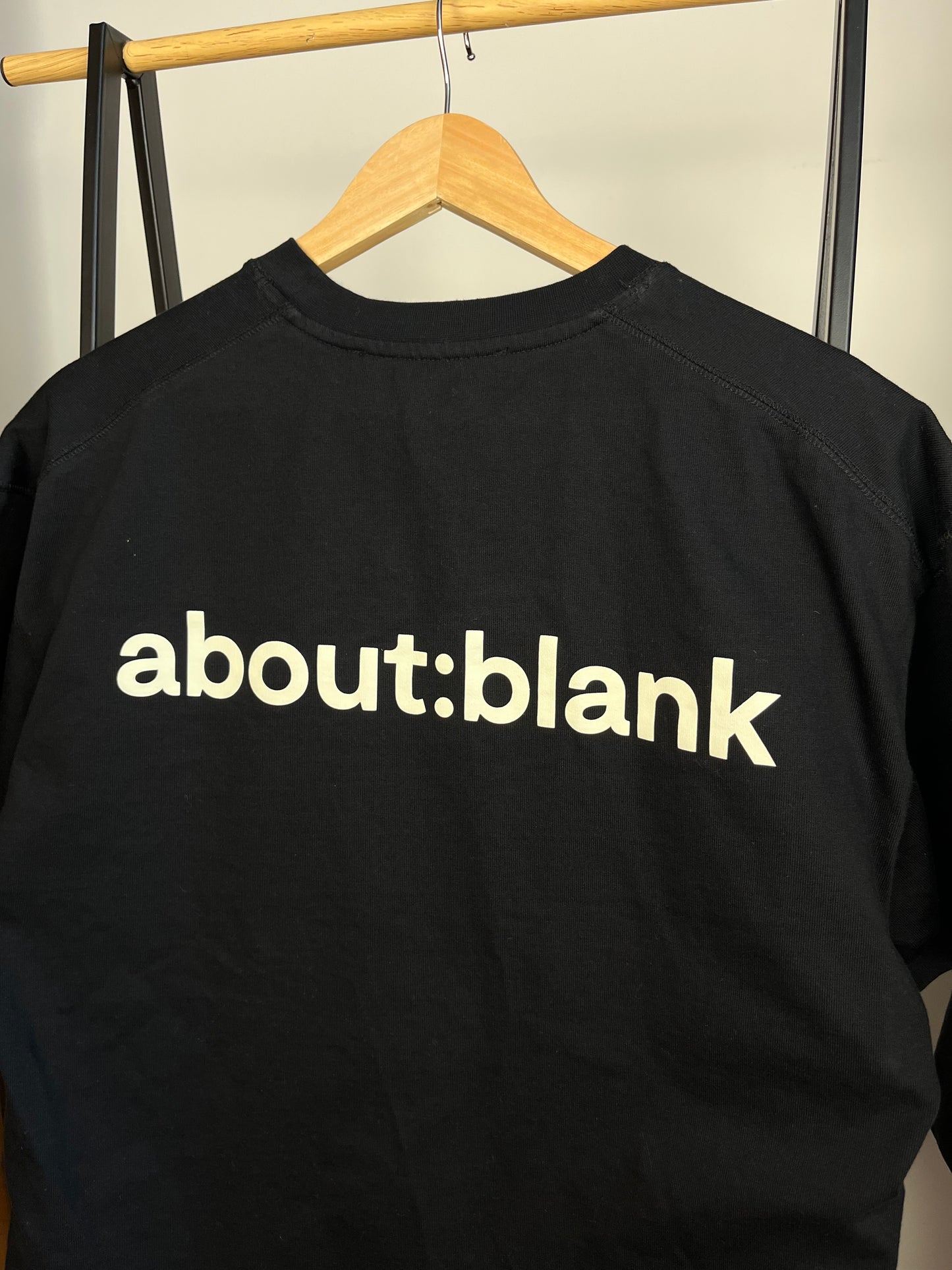 About:Blank Black T-Shirt - Small