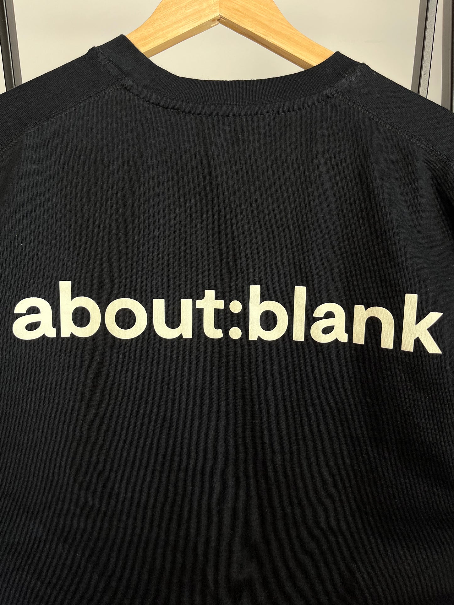About:Blank Black T-Shirt - Small