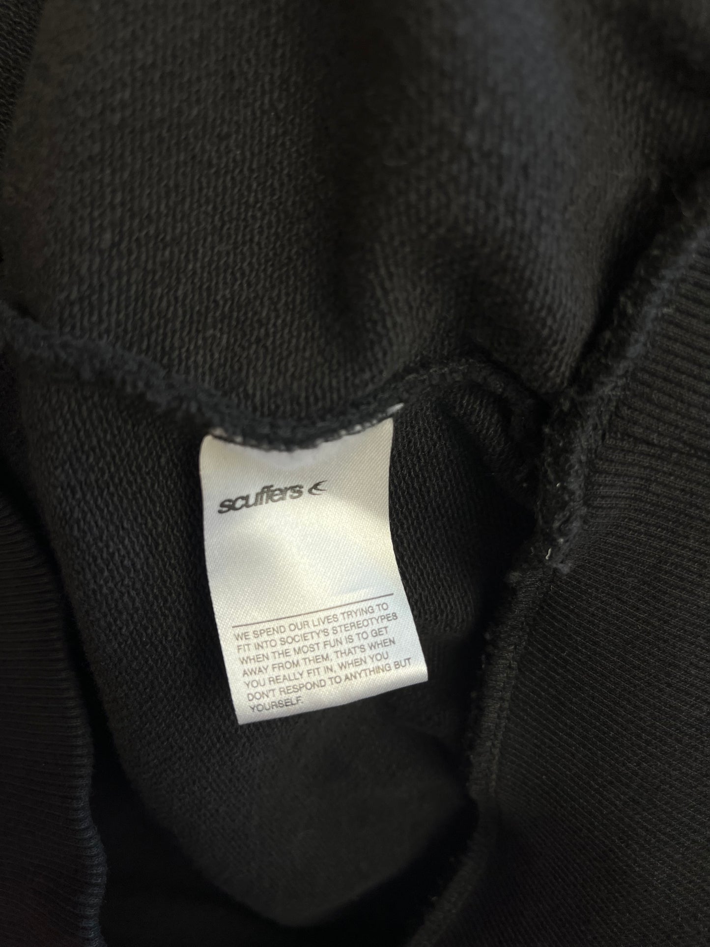 Scuffers Black Hoodie - Large
