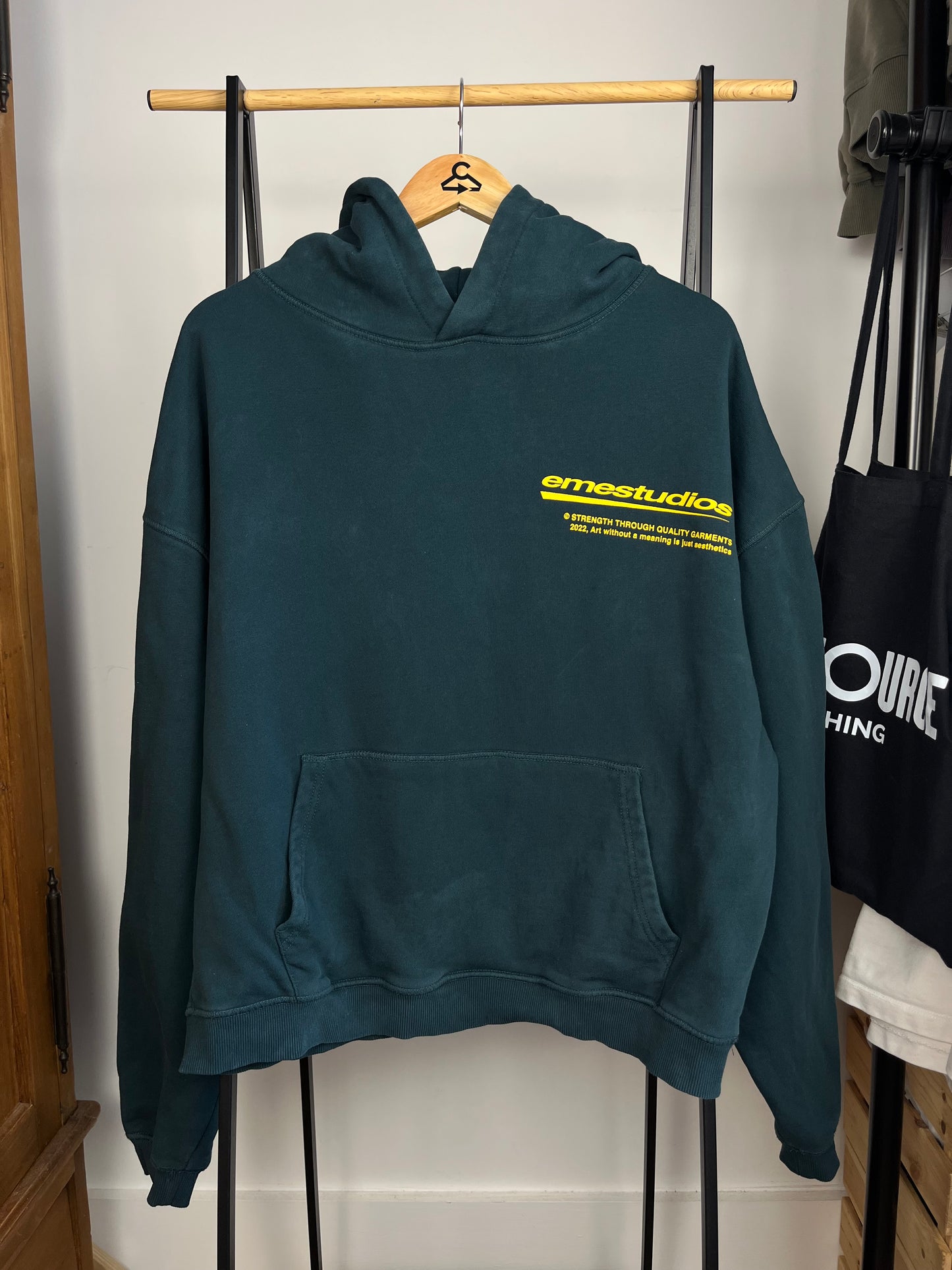 EME Dark Green Hoodie - Small