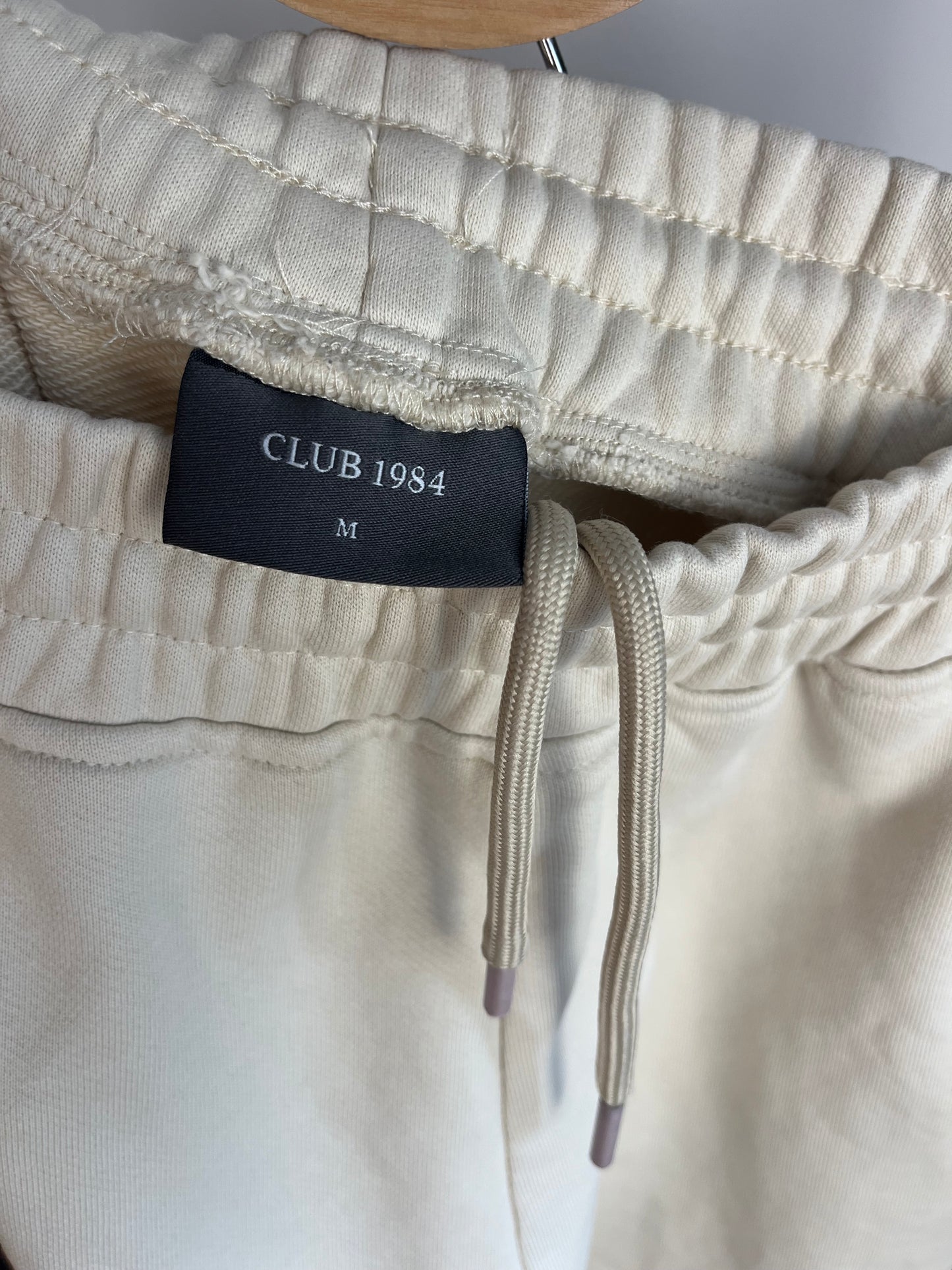 Club 1984 Beige/Cream Shorts - Medium
