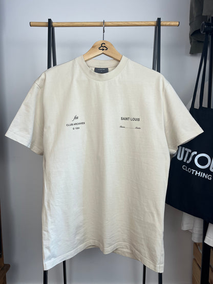 Club 1984 Beige/Cream T-Shirt - Medium