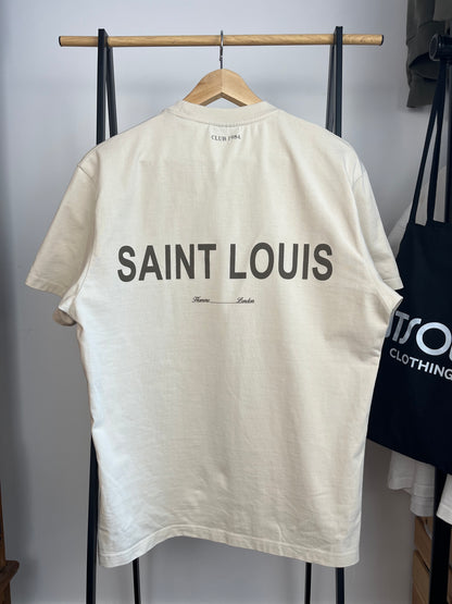 Club 1984 Beige/Cream T-Shirt - Medium
