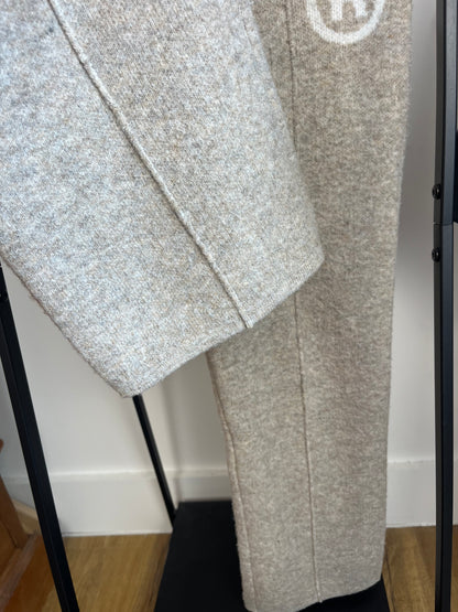 RMDY Beige/Oatmeal Knit Joggers - Small