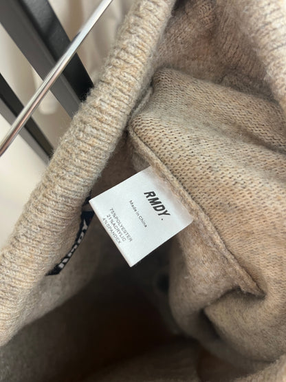 RMDY Beige/Oatmeal Knit Joggers - Small